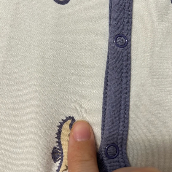 Kyte HTF Retired Seahorse Print snap footie Size 12-18m - Picture 5 of 11